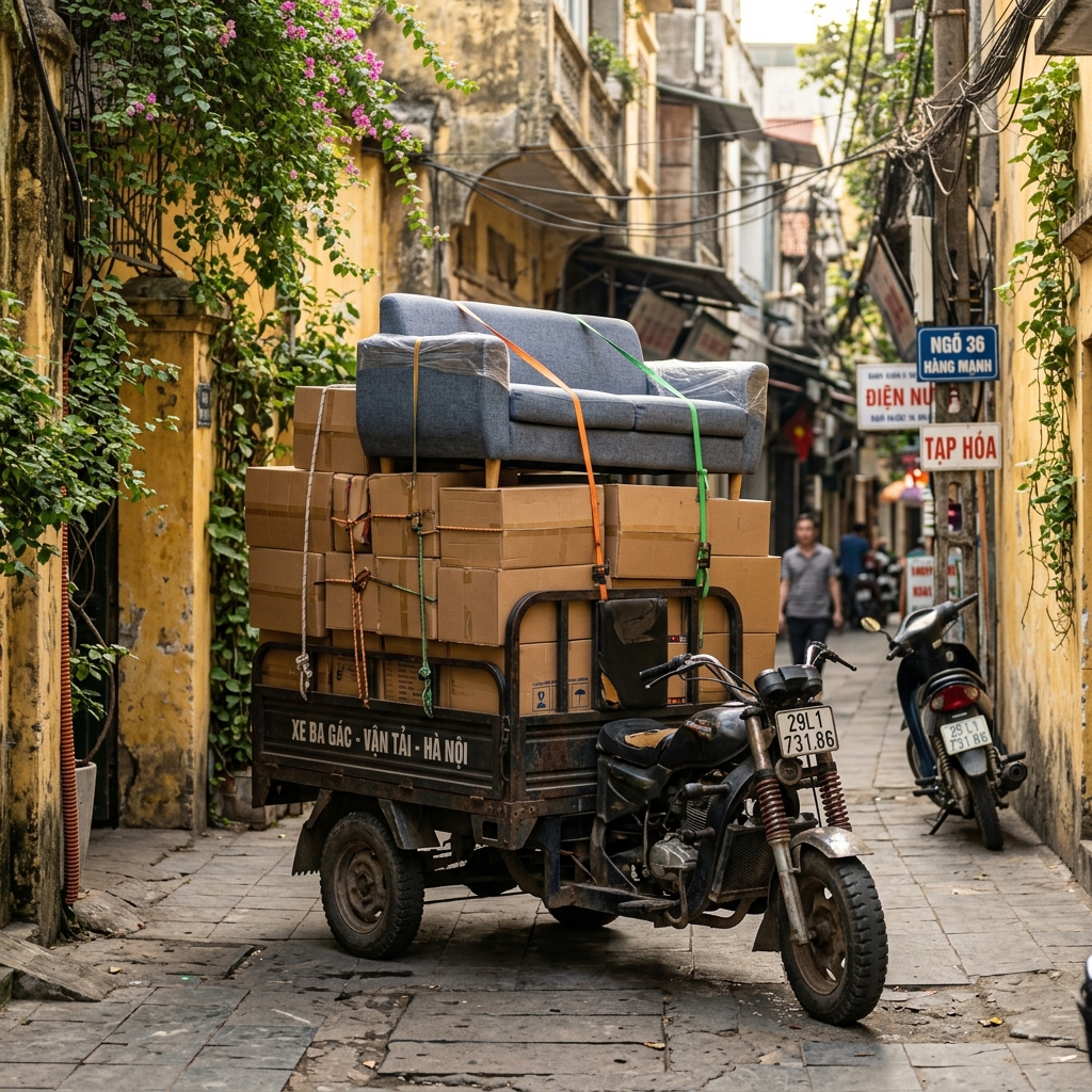Xe Thương Binh Chở Hàng Hà Nội